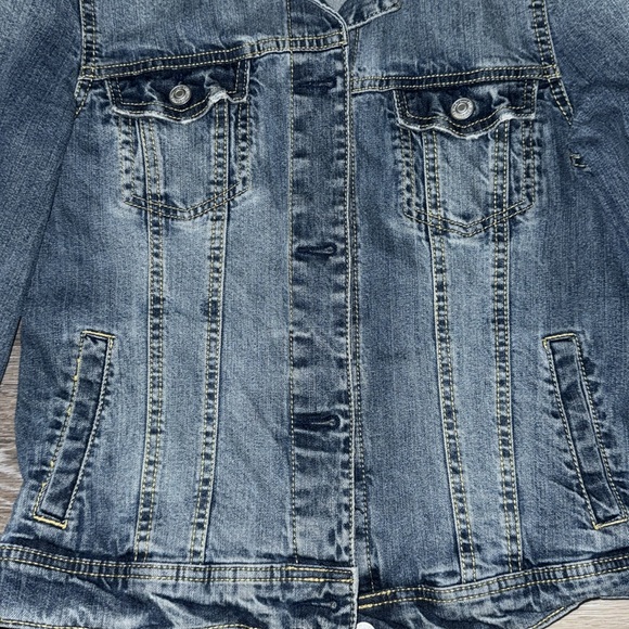 Mango Denim Jacket - Jean Jacket - Size XS - Picture 3 of 9